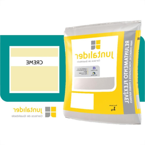 Rejunte Juntalider 4 Pacotes Com 1Kg Creme 