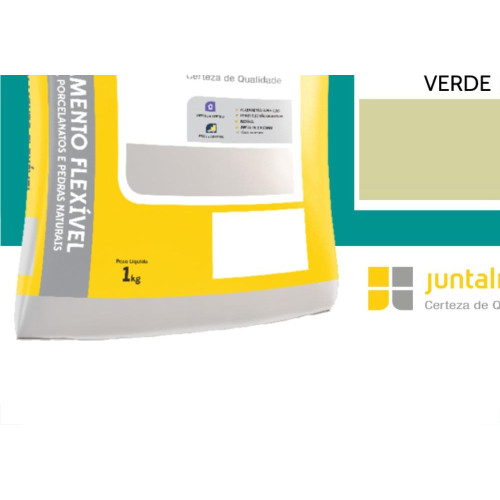 Rejunte Juntalider 4 Pacotes Com 1Kg Verde 