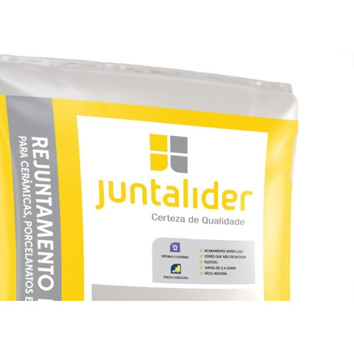 Rejunte Juntalider 4 Pacotes Com 1Kg Camurça 
