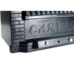 Caixa Carta Power Plastica Gradil ''Casinha''Preta Sem Pintura 023Sppt