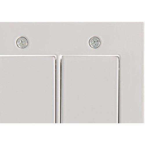 Placa Piso Aluminio Tramontina 4X4 Unha Para 2 Modulos Lux 