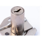 Fechadura Para Gaveta Jomarca Com Chave Fixa 31Mm Niquelada P966