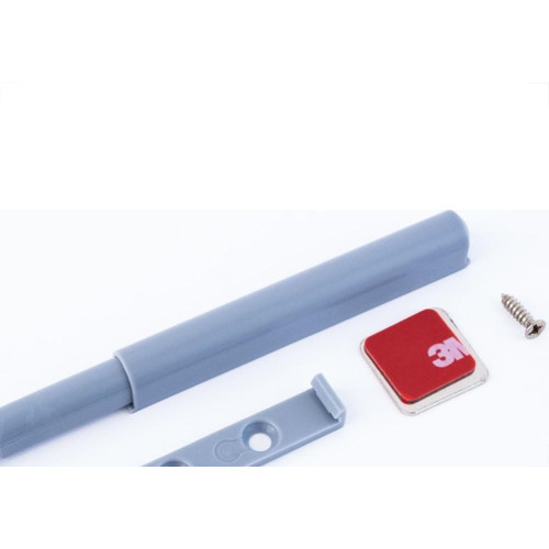 Fecho Para Moveis Jomarca Magnetico Toque Push Open Cinza P2997