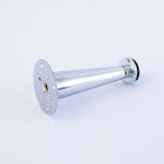 Pe Conico Para Moveis Jomarca Com Regulagem 200Mm Cromado P2696