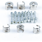 Sistema Girofix Jomarca Pino+Castanha 12X9,8Mm Com 20 Pares K1403