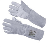 Luva Vaqueta Mista Zanel 20Cm Blister Vdr-20Cri