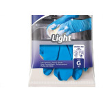 Luva Sanro Light Azul G Par 