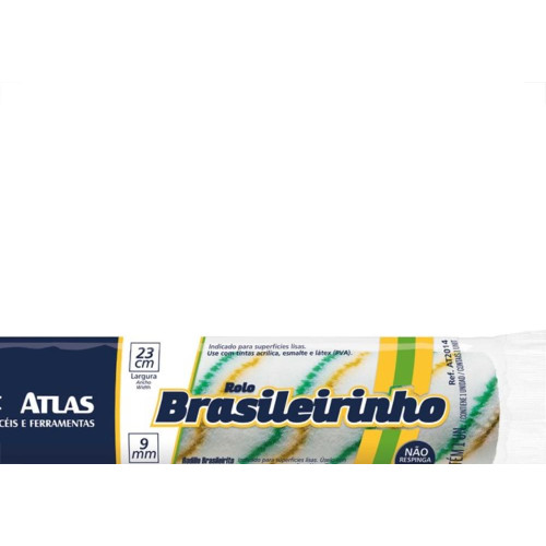 Rolo La Atlas Sintetico ''Brasileirinho'' 23Cm Sem Cabo At2014