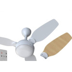 Ventilador Teto Ventisol Legacy 3 Pas Branco/Pinos Com Controle Remoto 6 Velocidades Bivolt 11174