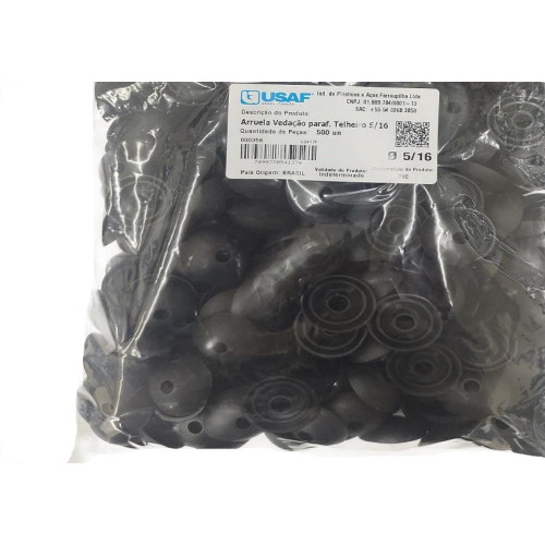 Arruela Lisa Pvc Usaf 5/16'' 500 Pecas 000356