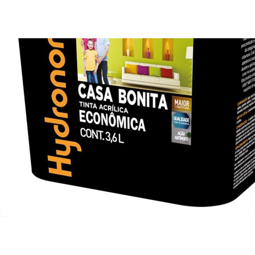 Tinta Hydronorth Casa Bonita Acrilica Economica Fosco 3,6L Anil 