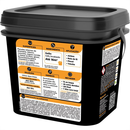 Tinta Hydronorth Casa Bonita Acrilica Economica Fosco 3,6L Verde Asiatico  Tinta Hydronorth Casa Bonita Acrilica Economica Fosco 3,6L Verde Asiatico