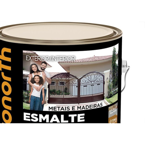 Tinta Esmalte Hydronorth Standard Brilhante Para Metais E Madeiras 3,6L Azul Franca 