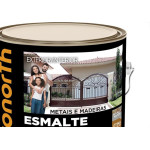 Tinta Esmalte Hydronorth Standard Brilhante Para Metais E Madeiras 3,6L Cinza Medio 
