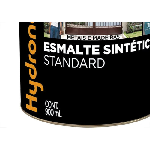 Tinta Esmalte Hydronorth Standard Fosco Para Metais E Madeiras 900Ml Branco Neve 