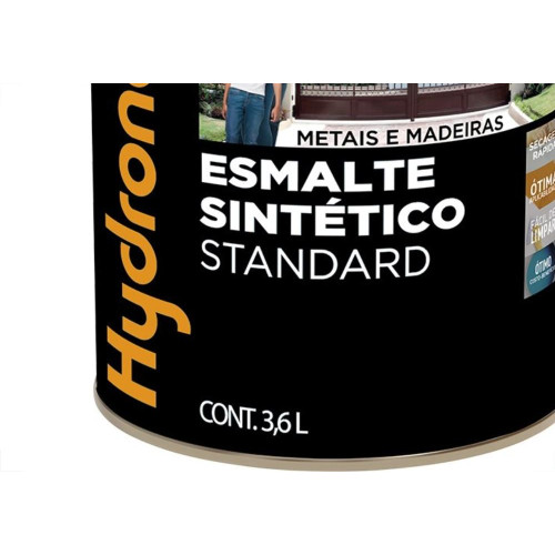 Tinta Esmalte Hydronorth Standard Metalizado Para Metais E Madeiras 3,6L Aluminio 