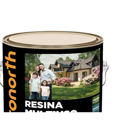 Resina Multiuso Hydronorth Solvente Color Brilhante 3,6L Grafite Universal Galao 