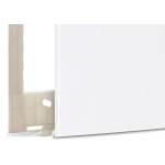 Placa Margirius Sleek 4X4 Branca (Cega) Com Suporte 16022