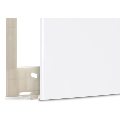 Placa Margirius Sleek 4X4 Branca (Cega) Com Suporte 16022