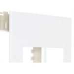 Placa Margirius Sleek 4X4 Branca (2Modulo Horizontal) Com Suporte 16021