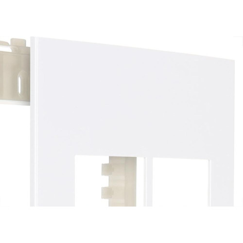 Placa Margirius Sleek 4X4 Branca (2Modulo Horizontal) Com Suporte 16021