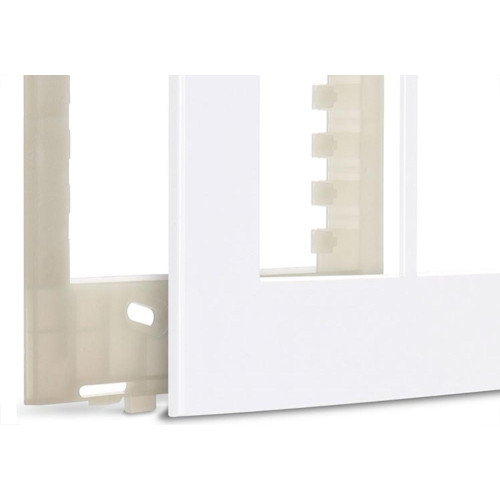 Placa Margirius Sleek 4X4 Branca (6Modulo Horizontal) Com Suporte 16018