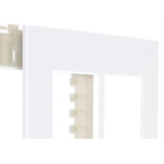 Placa Margirius Sleek 4X4 Branca (6Modulo Horizontal) Com Suporte 16018