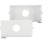 Modulo Margirius Sleek Paralelo Duplo 10A Branco 17840