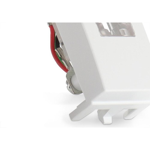 Modulo Margirius Sleek 1 Tomada Rede Rj11 Branco 16046