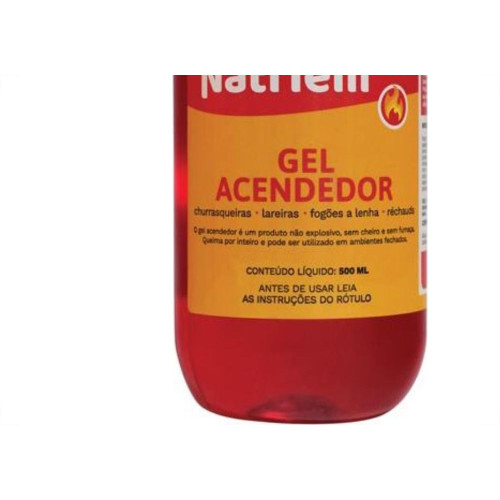 Acendedor Para Churrasqueira Natrielli Em Gel 500Ml Geac500