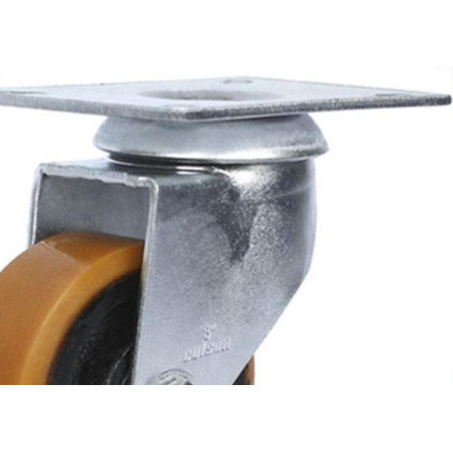 Rodizio Para Carrinho Colson Ferro Base Giratoria Sem Trava 75Mm 