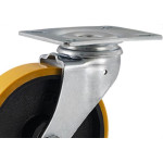 Rodizio Para Carrinho Colson Ferro Base Giratoria Sem Trava 152Mm 
