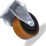 Rodizio Para Carrinho Colson Ferro Base Fixa Sem Trava 75Mm 