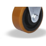 Rodizio Para Carrinho Colson Ferro Base Fixa Sem Trava 75Mm 