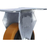 Rodizio Para Carrinho Colson Ferro Base Fixa Sem Trava 75Mm 