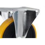 Rodizio Para Carrinho Colson Ferro Base Fixa Sem Trava 100Mm 