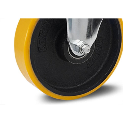 Rodizio Para Carrinho Colson Ferro Base Fixa Sem Trava 125Mm 