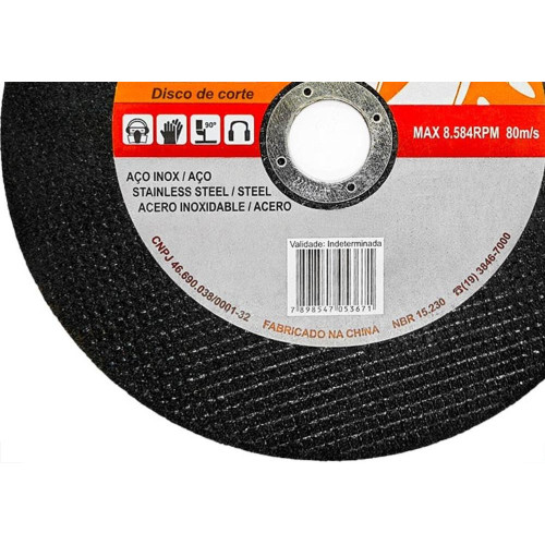 Disco De Corte Para Inox Disflex Extra Fino 4.1/2''X1,25X7/8 15.059 - Kit C/50 