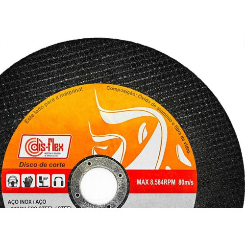 Disco De Corte Para Inox Disflex Extra Fino 4.1/2''X1,25X7/8 15.059 - Kit C/50 