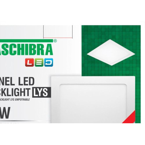Plaf.Led Tasch.Lys Emb.Qd.18W 3000K 22Cm