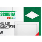 Plaf.Led Tasch.Lys Emb.Qd.18W 6500K 22Cm