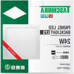 Plaf.Led Tasch.Lys Emb.Qd.24W 3000K 30Cm
