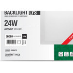 Plaf.Led Tasch.Lys Emb.Qd.24W 3000K 30Cm