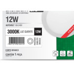 Plaf.Led Tasch.Lys Emb.Rd.12W 3000K 17Cm