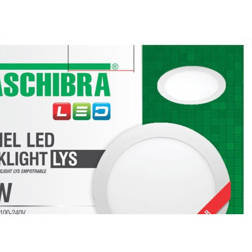 Plaf.Led Tasch.Lys Emb.Rd.12W 3000K 17Cm