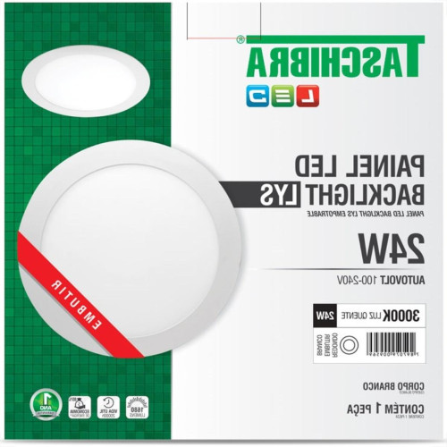 Plaf.Led Tasch.Lys Emb.Rd.24W 3000K 30Cm