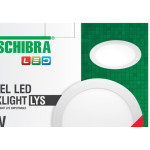 Plaf.Led Tasch.Lys Emb.Rd.24W 6500K 30Cm
