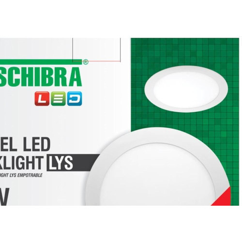 Plaf.Led Tasch.Lys Emb.Rd.24W 6500K 30Cm