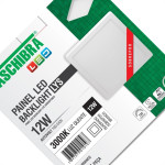 Plaf.Led Tasch.Lys Ext.Qd.12W 3000K 17Cm