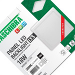 Plaf.Led Tasch.Lys Ext.Qd.18W 3000K 22Cm